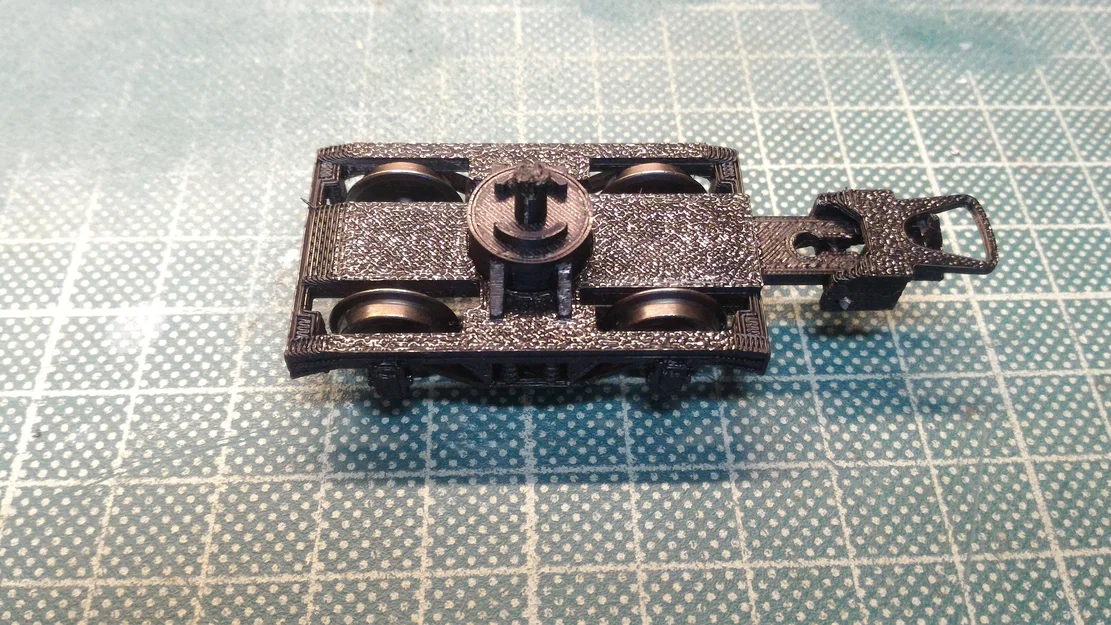 Bộ khung gầm bogie cho mô hình tàu hỏa tỷ lệ H0 1:87 - Image 1