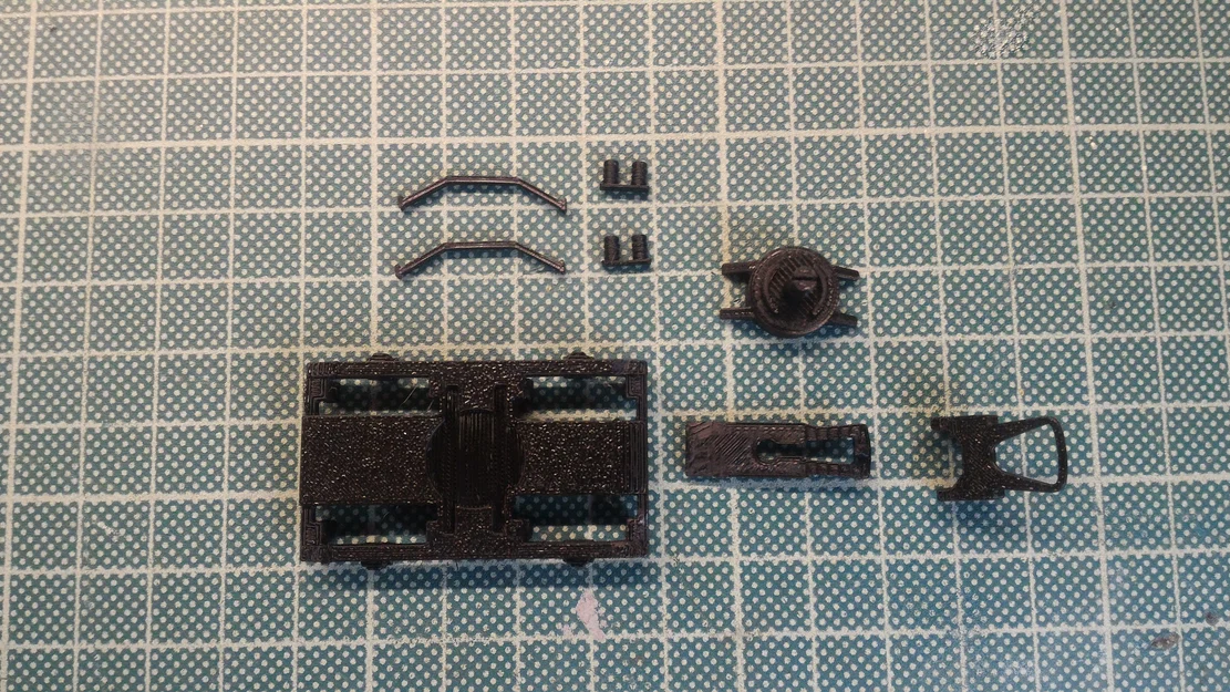 Bộ khung gầm bogie cho mô hình tàu hỏa tỷ lệ H0 1:87 - Image 3