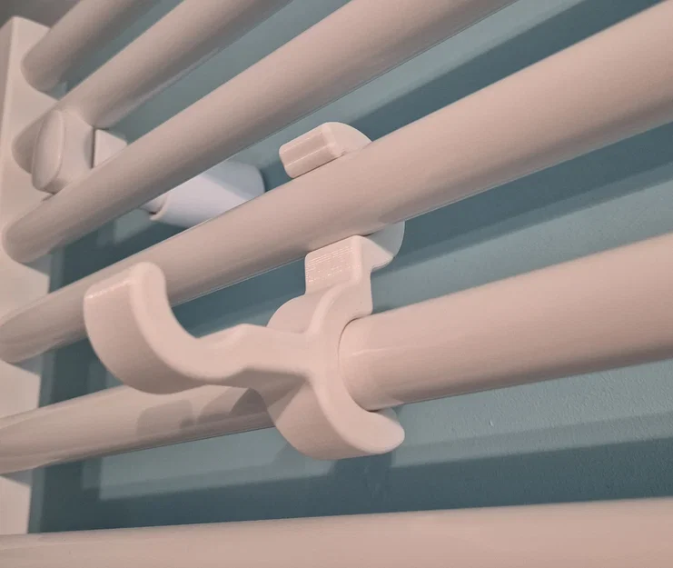 Móc treo khăn cho lò sưởi phòng tắm - Thiết kế in 3D tiện lợi - Image 1