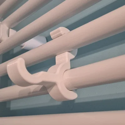 Móc treo khăn cho lò sưởi phòng tắm - Thiết kế in 3D tiện lợi