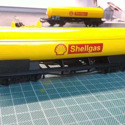 Toa xe bồn SHELL tỉ lệ H0 1:87