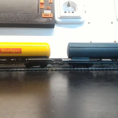 Toa xe bồn SHELL tỉ lệ H0 1:87