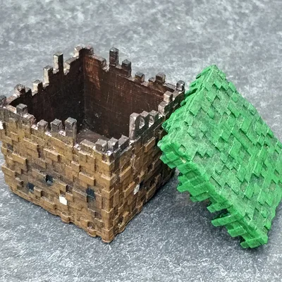 Hộp Quà Minecraft Grass Block