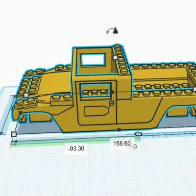 Mô hình Hummer H1 Pickup in 3D tương thích với LEGO siêu chất