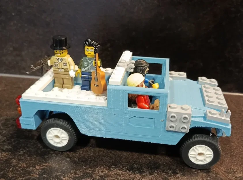 Mô hình Hummer H1 Pickup in 3D tương thích với LEGO siêu chất - Image 3