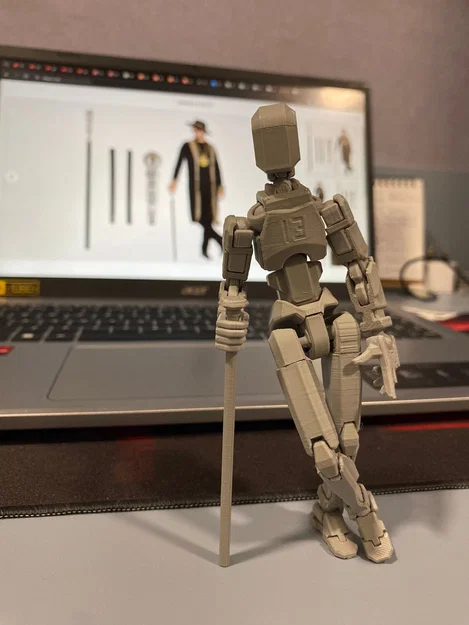 Phụ kiện gậy chống Pimp Cane cho mô hình Dummy 13 (4 phiên bản) - Image 2