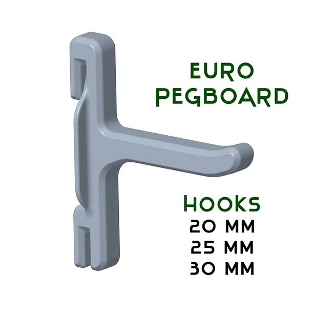 Móc treo bảng pegboard Euro hiệu Küpper - Image 1