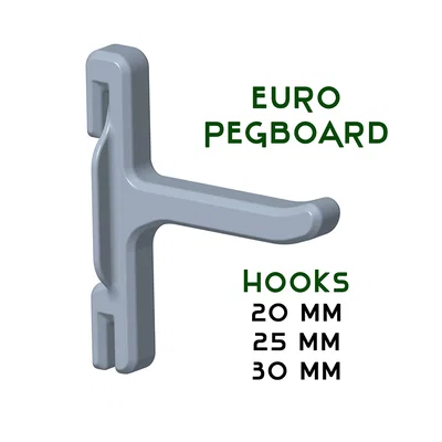 Móc treo bảng pegboard Euro hiệu Küpper