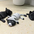 Gấu trúc khớp nối đáng yêu (Cute Articulated Racoons) - Thumbnail 1