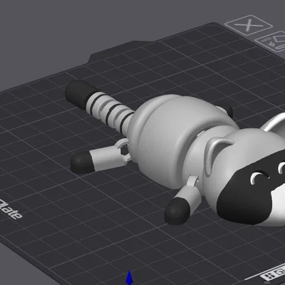 Gấu trúc khớp nối đáng yêu (Cute Articulated Racoons)