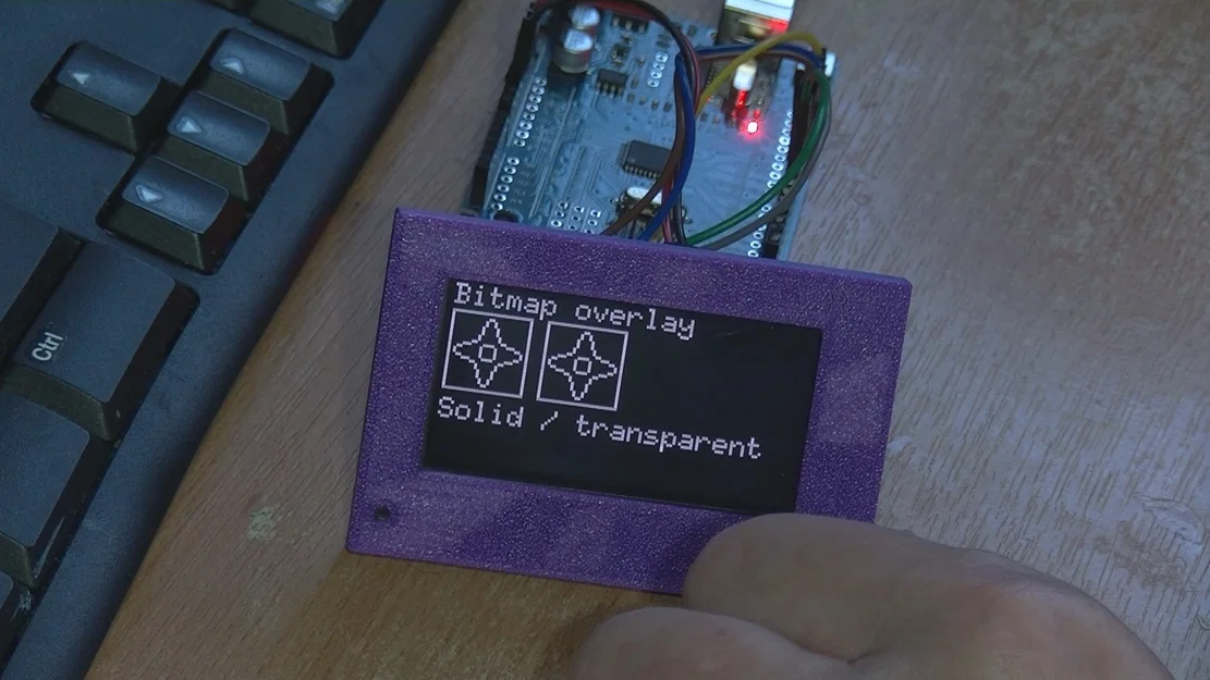 Template gắn màn hình 2.42 inch - Image 3