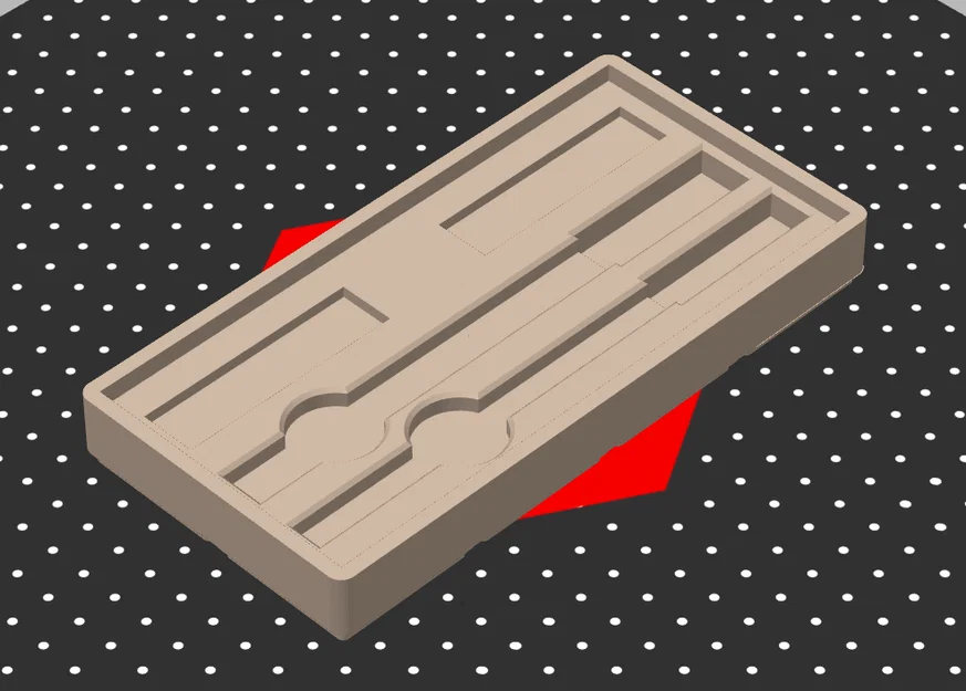 Khay đựng dao Xacto hệ Gridfinity - Image 1