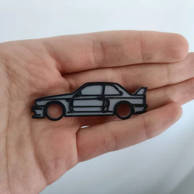 Móc khóa BMW M3 E30 – Phụ kiện in 3D dành cho người đam mê xe