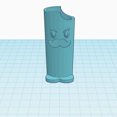 Vỏ bọc bật lửa Bic hình Mr. Mustache độc đáo - File in 3D