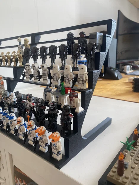 Kệ Trưng Bày Nhân Vật Lego (Lego Figure Grandstand) - In 3D Dễ Dàng - Image 1