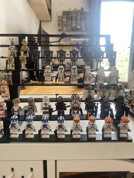 Kệ Trưng Bày Nhân Vật Lego (Lego Figure Grandstand) - In 3D Dễ Dàng - Image 2