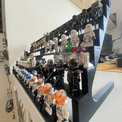 Kệ Trưng Bày Nhân Vật Lego (Lego Figure Grandstand) - In 3D Dễ Dàng