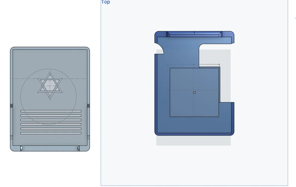 Mẫu in 3D Hộp đựng Tefillin Yad và Rosh size 34 chất lượng cao - Image 4
