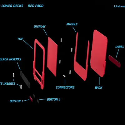 Mô hình PADD màu đỏ từ Star Trek: Lower Decks