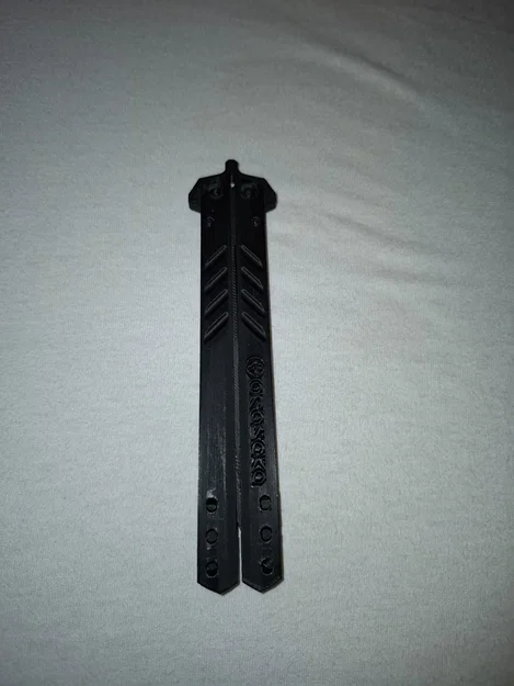Mô hình dao bướm Butterfly Knife 3D - Đạo cụ tập luyện an toàn - Image 2