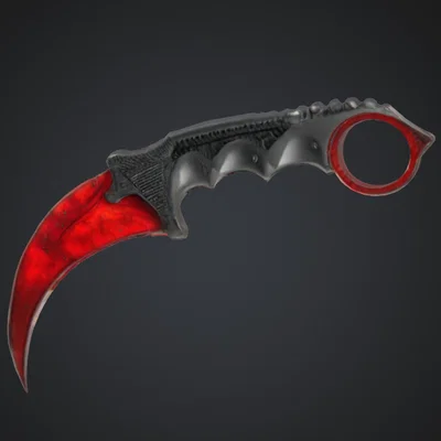 Mô hình dao Karambit chuẩn CS:GO - File in 3D chất lượng cao