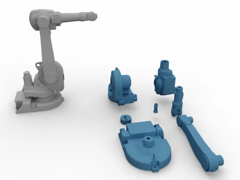 Mô hình robot công nghiệp ABB IRB 1600 in 3D chi tiết - Image 2