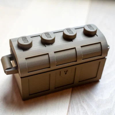Mô hình in 3D rương kho báu phong cách LEGO cực đẹp và tiện dụng