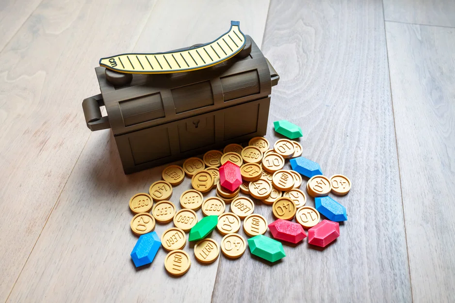 Mô hình in 3D rương kho báu phong cách LEGO cực đẹp và tiện dụng - Image 5