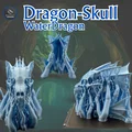 Mô hình hộp sọ Rồng Nước (Water Dragon) kèm chân đế - Thumbnail 7