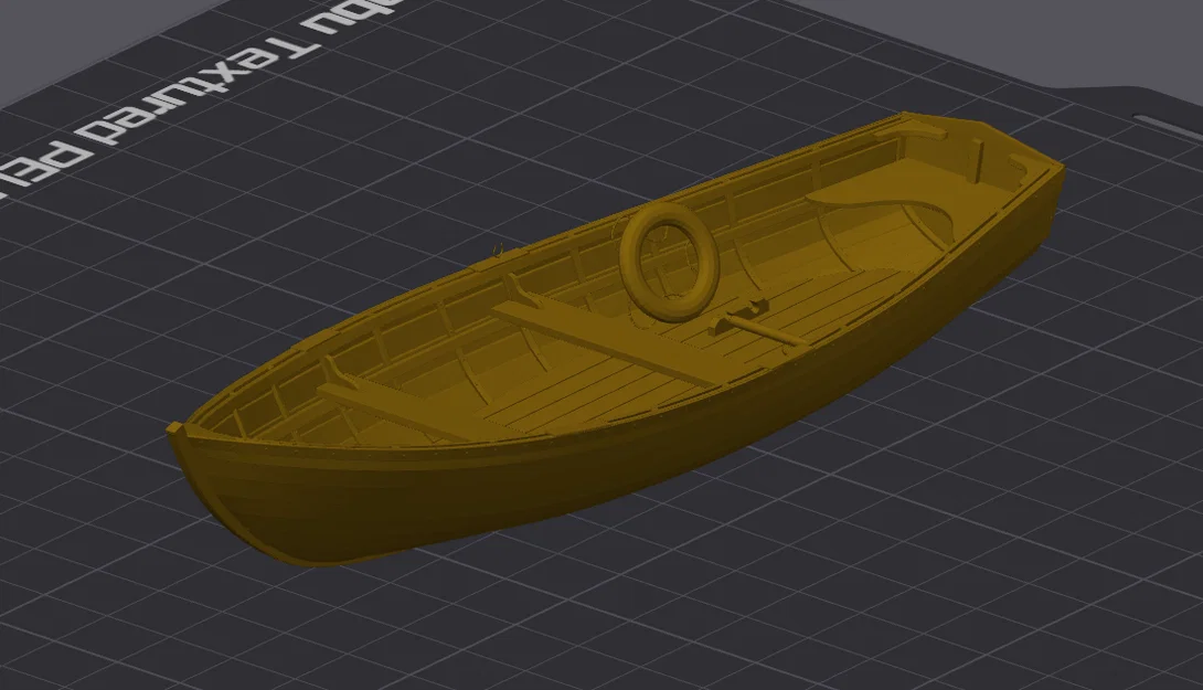 Mô hình thuyền cứu hộ Boat Fixed - Đã sửa lỗi, sẵn sàng in 3D - Image 1