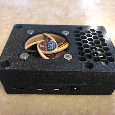 Case Raspberry Pi 4 gắn khung 3030 cho Prusa MK4/MK3 kèm quạt Noctua 40mm