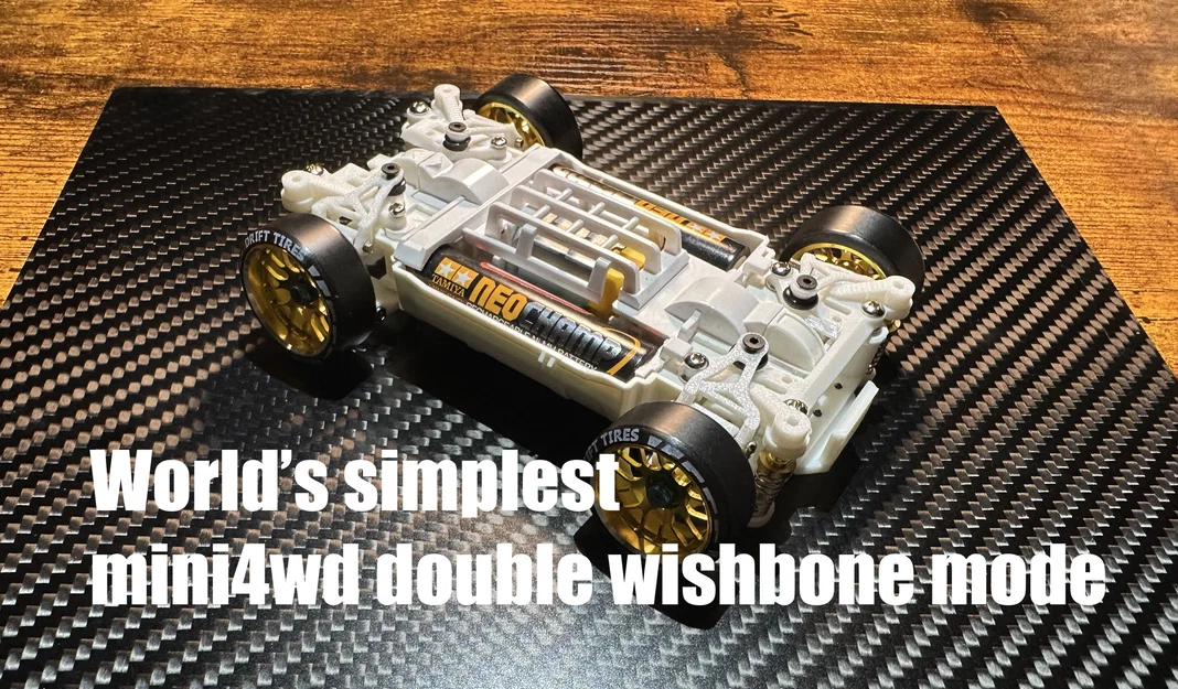 Hệ thống treo tay đòn kép đơn giản nhất cho Mini4WD - Image 3