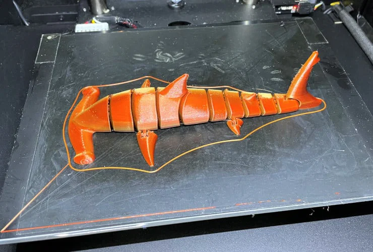 Mô hình cá mập đầu búa Flexi (In nguyên khối) - Image 4