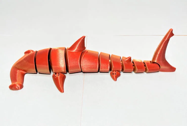 Mô hình cá mập đầu búa Flexi (In nguyên khối) - Image 8