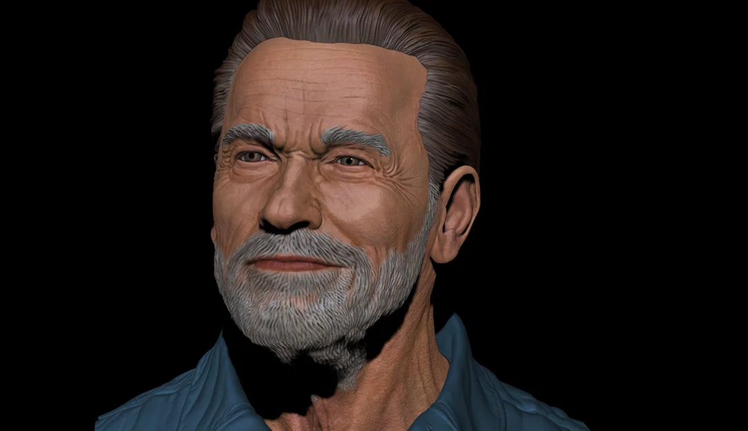 Mô hình tượng bán thân Arnold Schwarzenegger (Luke Brunner) từ FUBAR - Image 3