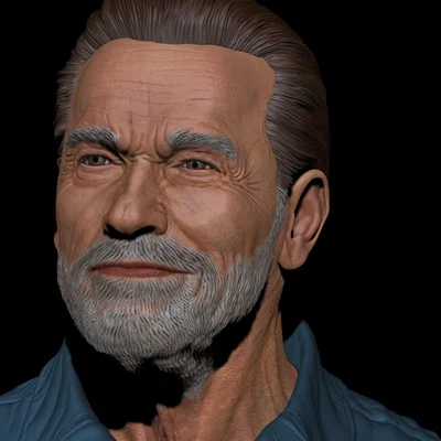 Mô hình tượng bán thân Arnold Schwarzenegger (Luke Brunner) từ FUBAR