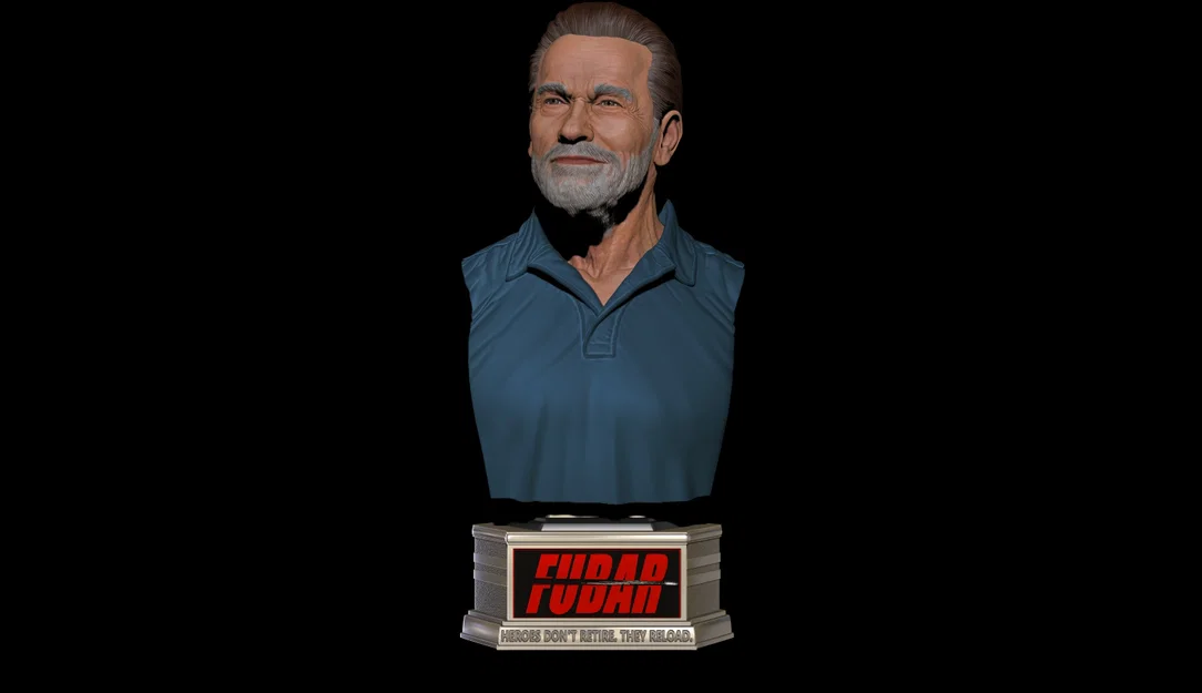 Mô hình tượng bán thân Arnold Schwarzenegger (Luke Brunner) từ FUBAR - Image 4