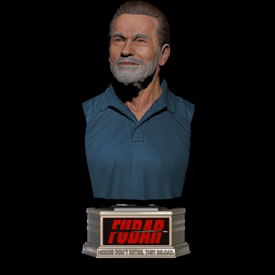 Mô hình tượng bán thân Arnold Schwarzenegger (Luke Brunner) từ FUBAR