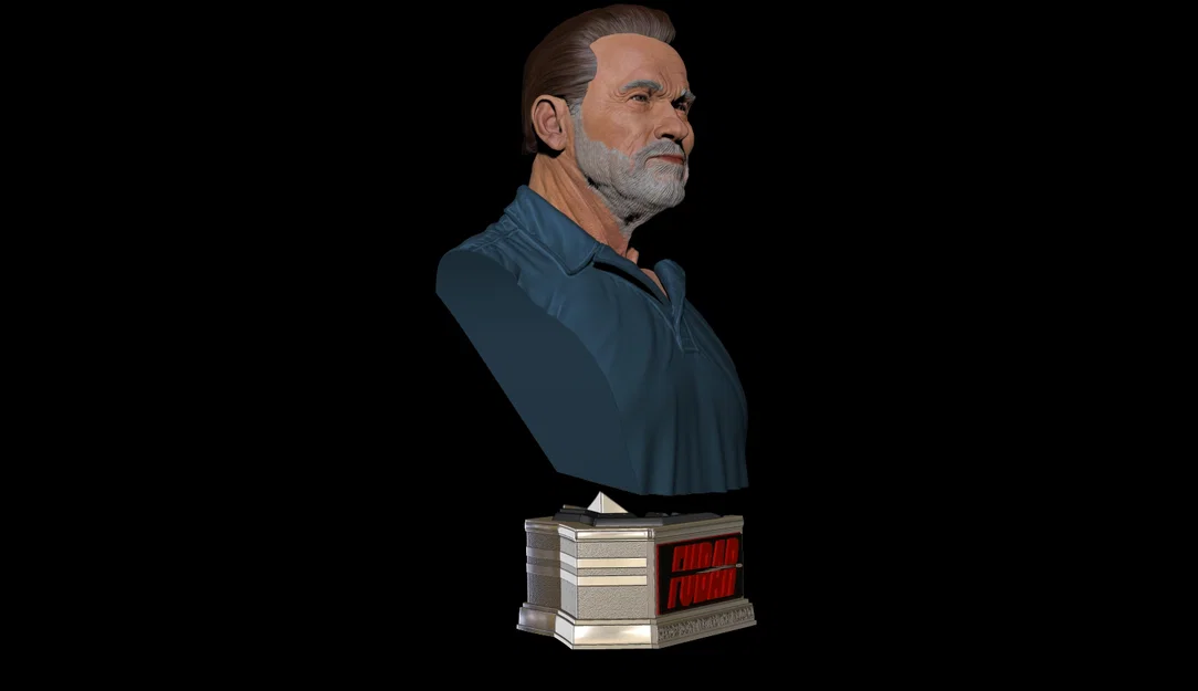 Mô hình tượng bán thân Arnold Schwarzenegger (Luke Brunner) từ FUBAR - Image 5