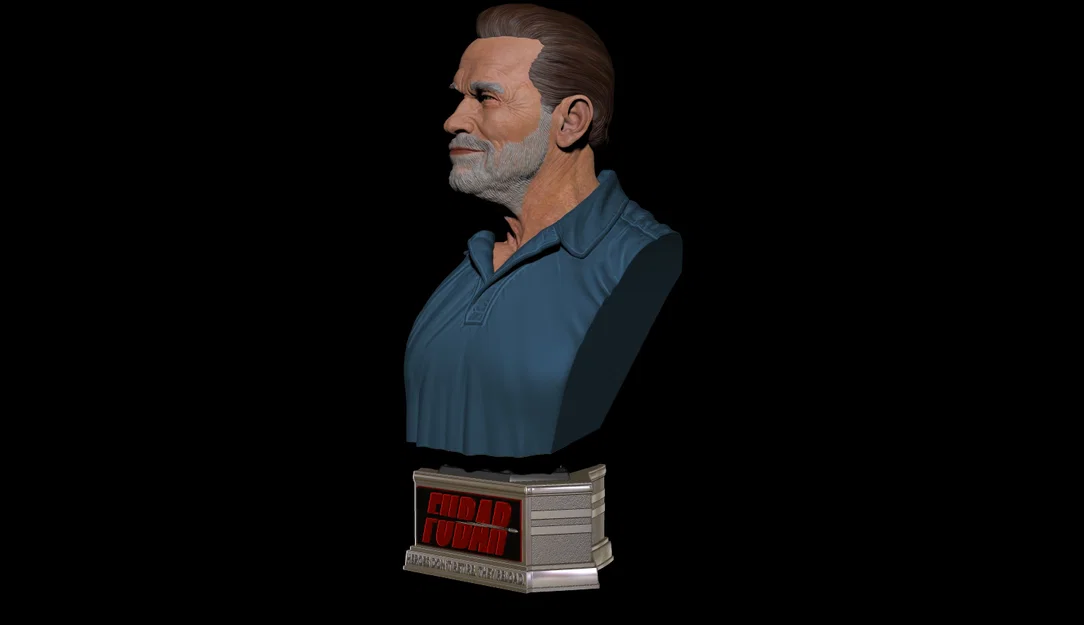 Mô hình tượng bán thân Arnold Schwarzenegger (Luke Brunner) từ FUBAR - Image 6