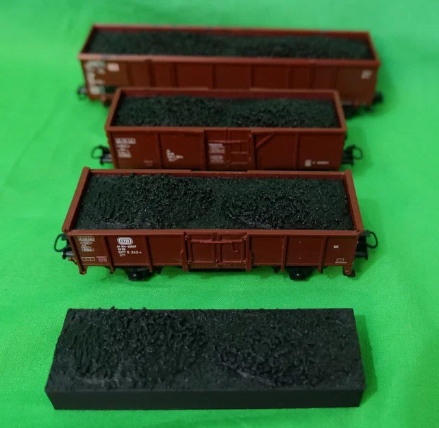 Mô hình tải than (Coal Load) cho tàu hỏa tỉ lệ H0 - Image 1