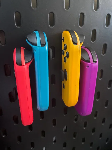 Giá treo tay cầm Nintendo Switch Joycon cho bảng IKEA Skadis - Image 1