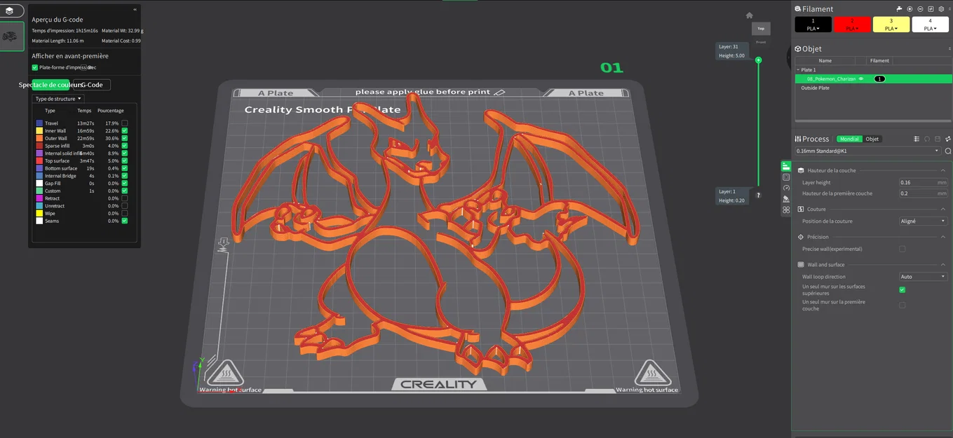 Mô hình trang trí tường Pokemon Charizard 3D độc đáo - Image 2