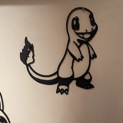 Mô hình Charmander trang trí tường độc đáo cho người yêu Pokémon