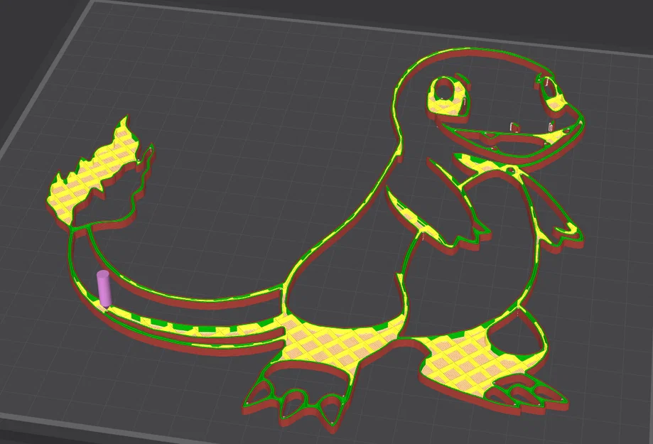 Mô hình Charmander trang trí tường độc đáo cho người yêu Pokémon - Image 2