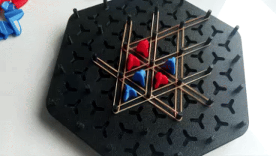 Board game Rubber Band Triangle (Trò chơi tam giác dây thun) - Image 2