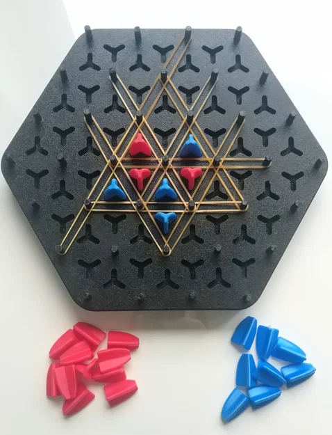 Board game Rubber Band Triangle (Trò chơi tam giác dây thun) - Image 3