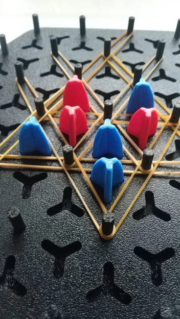 Board game Rubber Band Triangle (Trò chơi tam giác dây thun) - Image 5