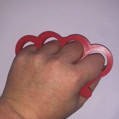 Mẫu in 3D Knuckle Dusters (Tay đấm gấu) thiết kế công thái học