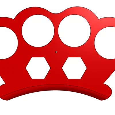 Mẫu in 3D Knuckle Dusters (Tay đấm gấu) thiết kế công thái học